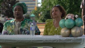 Sénatrice Bernadette Clement et Ambassadrice de la République du Mali Fatima Braoulé Meïte