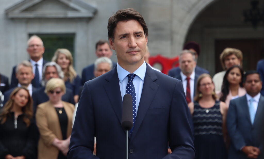 Justin Trudeau restera en poste jusqu’à l’élection d’un prochain chef du Parti libéral. Photo : Marianne Depelteau – Francopresse