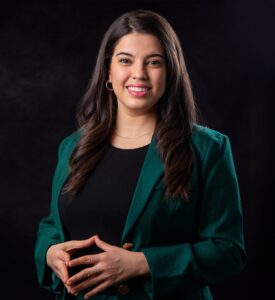 Soukaina Boutiyeb de l’AFFC regrette le manque de données disponibles sur les femmes francophones immigrantes en situation minoritaire. Photo : Courtoisie