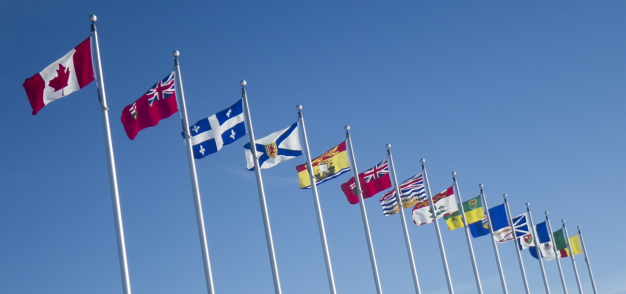 Drapeaux Provinces et Territoire, Canada