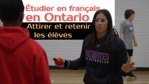 Élèves dans une salle de gym
