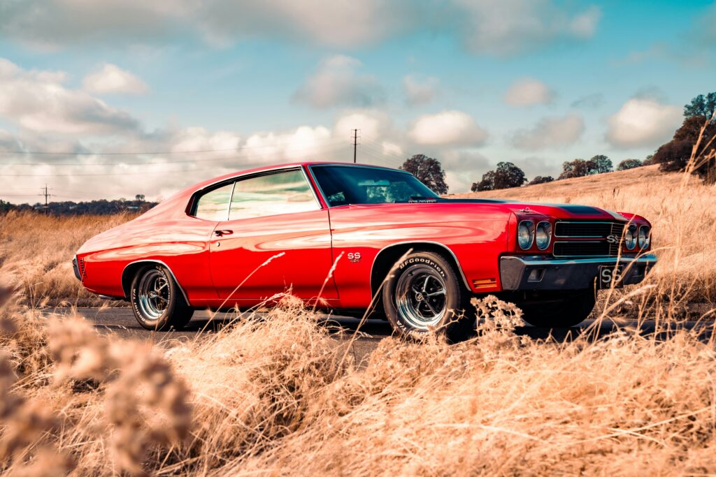 Chevrolet Camaro rouge