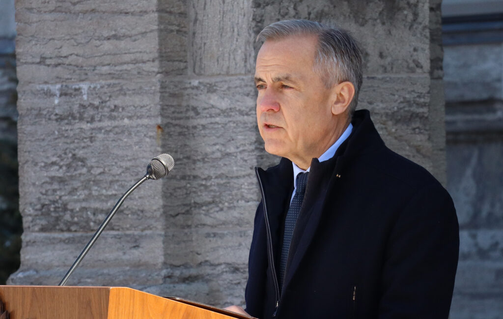 Mark Carney, chef du Parti libéral du Canada (PLC)