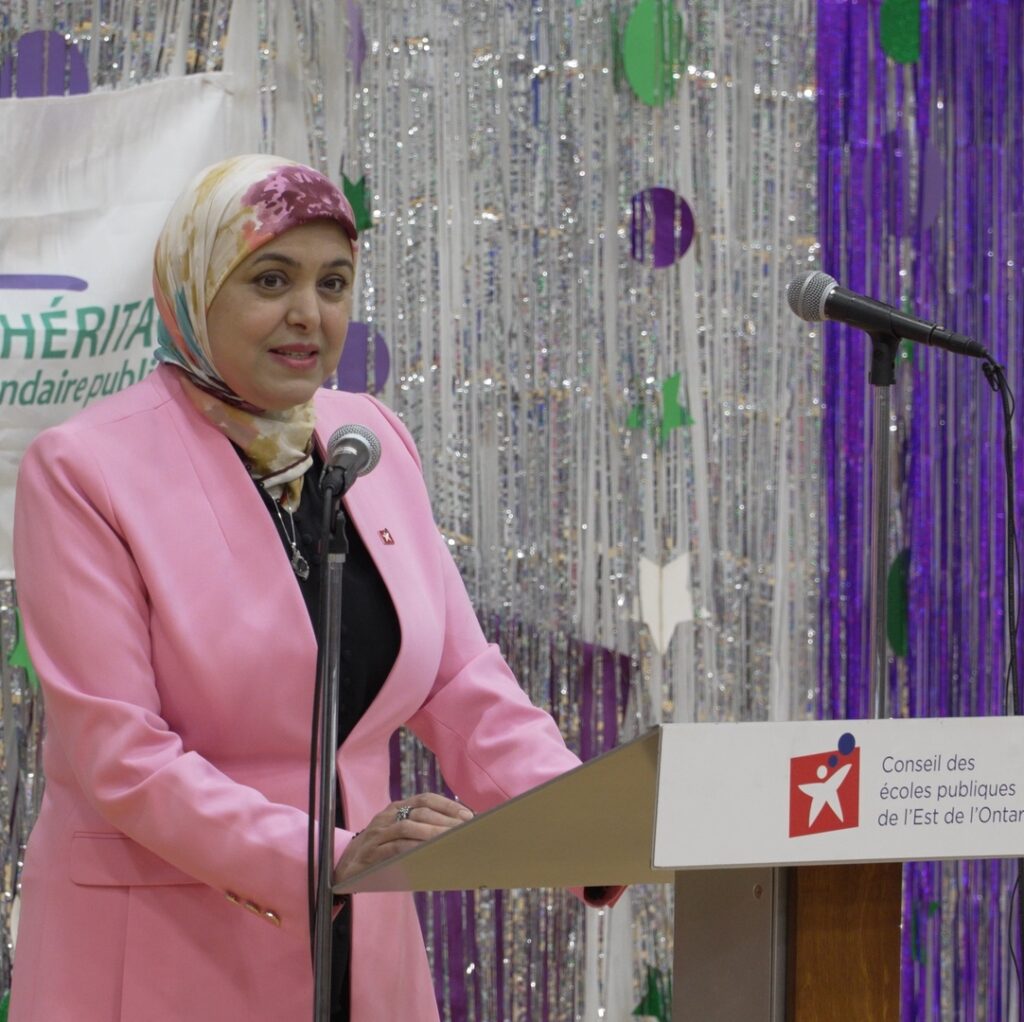 Samia Ouled Ali - présidente du Conseil scolaire