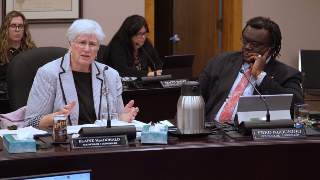 Elaine Mcdonald au Conseil Municipal