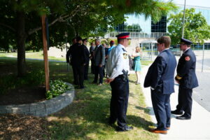 Visite de Michael S. Casman, représentant de la Ville de Plattsburgh