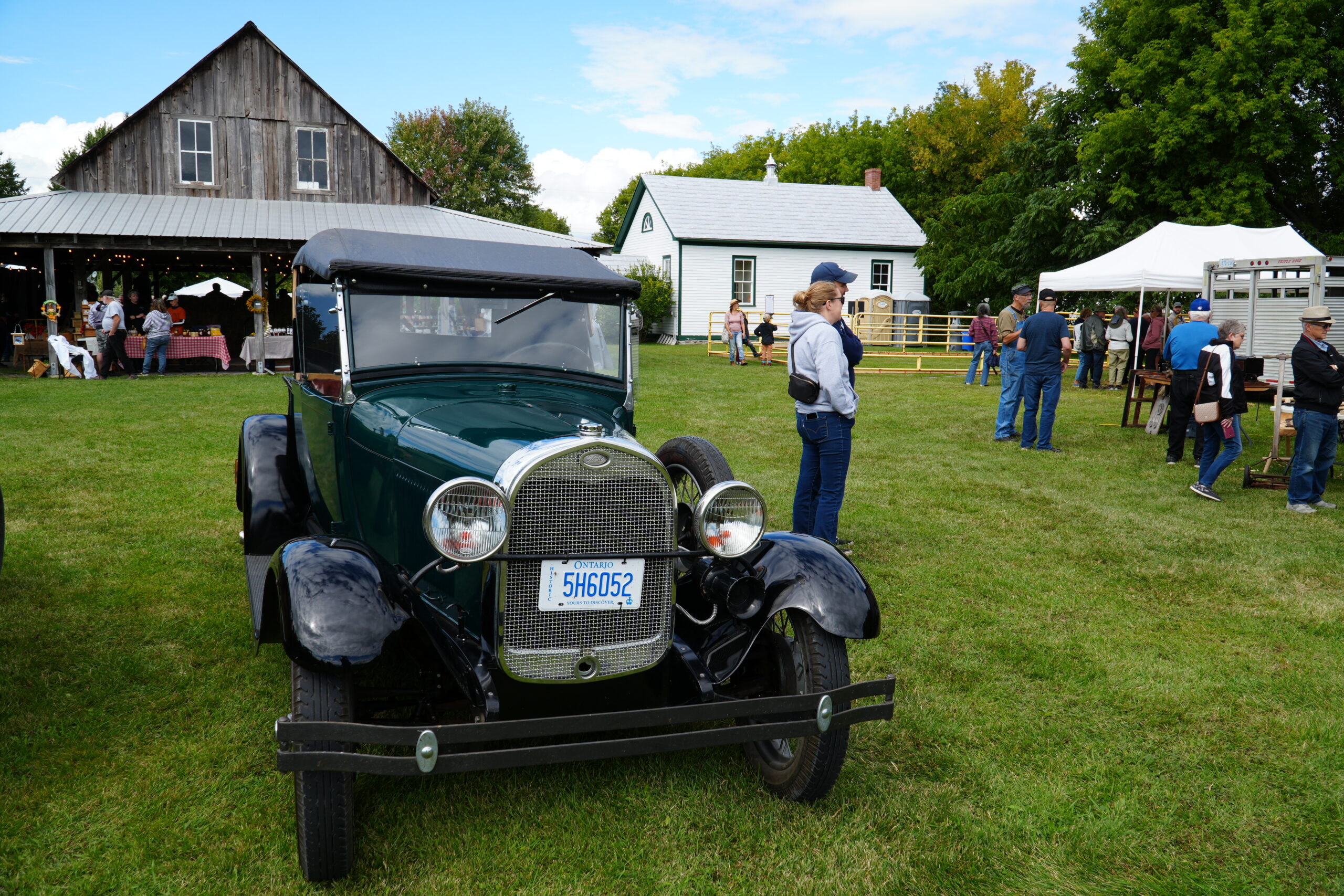 Voiture ancienne - Festival des récoltes d’automne du Musée des pionniers de Glengarry