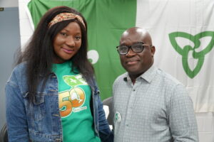 Philippe Dieudonné et Flora Cynthia Cra