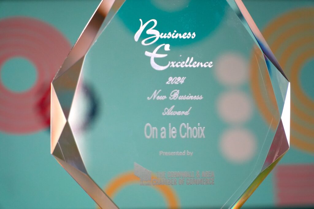 Business Excellence Award On a le choix