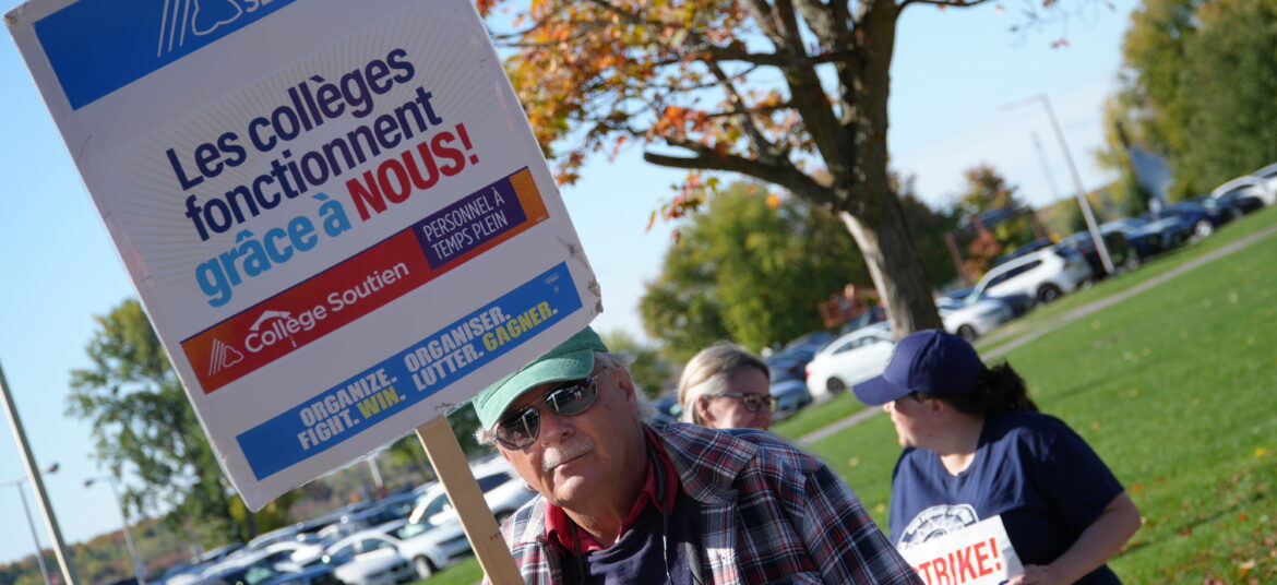 Participant manifestation collège St Lawrence