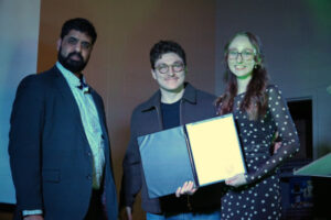 Justin Towndale, Justin Chenier et Cassandra McElhone