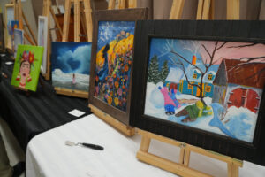Peinture exposées au CCEC de Cornwall