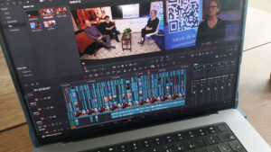 Image d'écran d'ordinateur - montage video