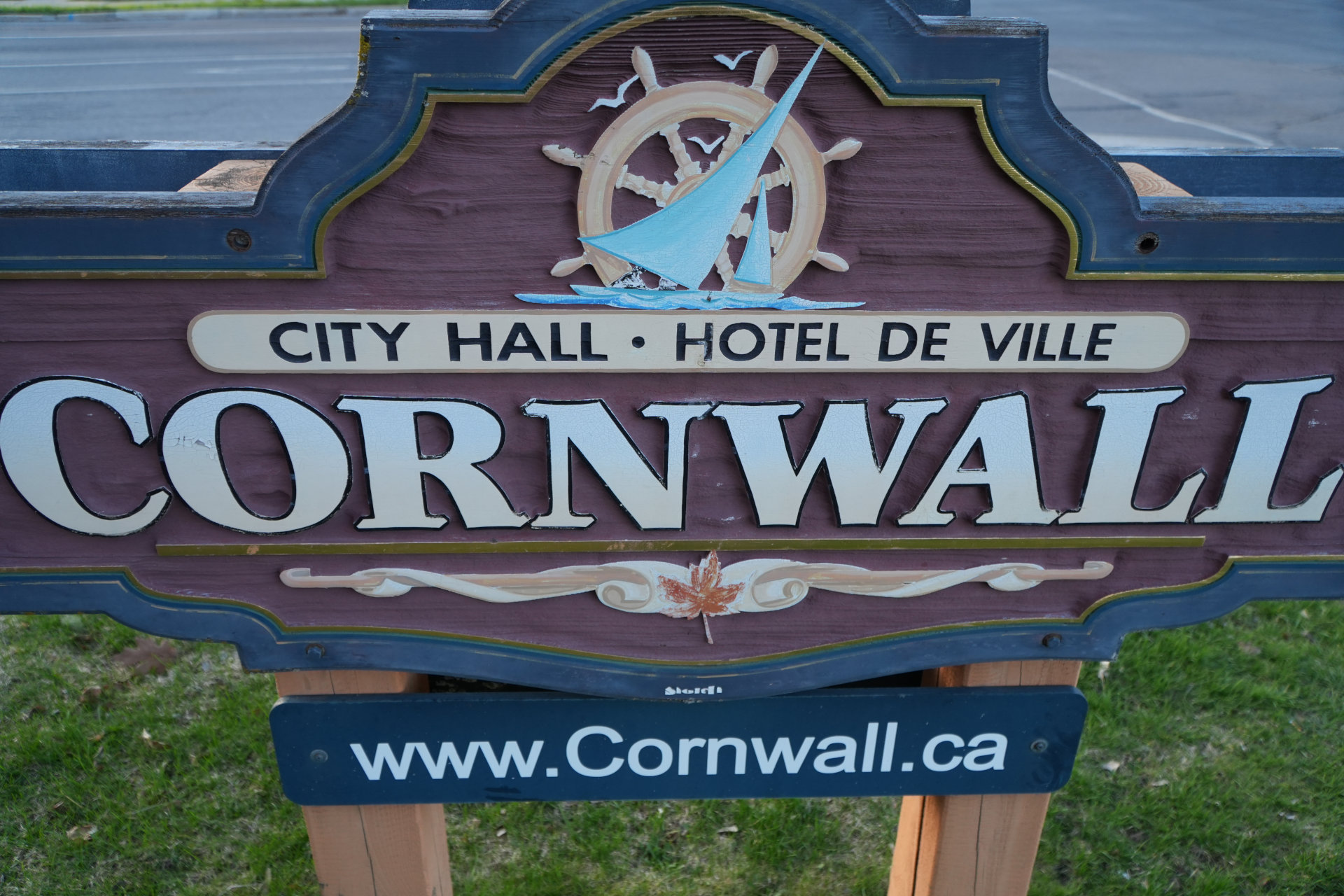 Plaque Hotel de Ville de Cornwall